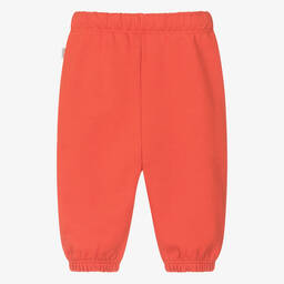 Stella McCartney Kids-Красные джоггеры из органического хлопка с солнышками | Childrensalon Outlet