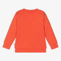 Stella McCartney Kids-Boys Red Sun Organic Cotton Sweatshirt | Childrensalon Outlet