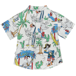 Stella McCartney Kids-Белая рубашка из хлопка для мальчиков | Childrensalon Outlet