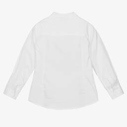 Stella McCartney Kids- Boys White Cotton Shirt & Bow Tie | Childrensalon Outlet