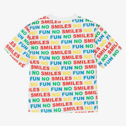 Stella McCartney Kids-Белая хлопковая футболка для мальчиков | Childrensalon Outlet