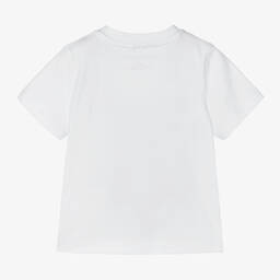 Stella McCartney Kids-Boys White Organic Cotton Seagull T-Shirt | Childrensalon Outlet