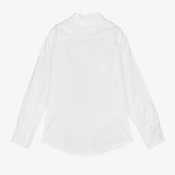 Stella McCartney Kids-Boys White Organic Cotton Shirt | Childrensalon Outlet