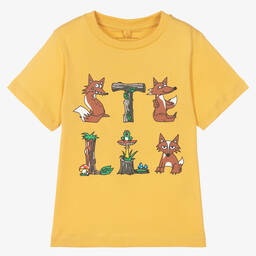 Stella McCartney Kids-Желтая футболка для мальчиков | Childrensalon Outlet