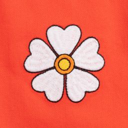 Stella McCartney Kids-Embroidered Red Denim Dress | Childrensalon Outlet