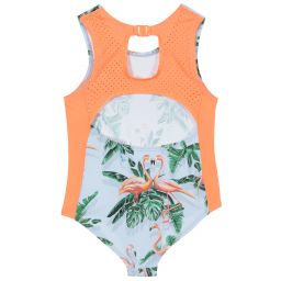 Stella McCartney Kids-Flamingos Swimsuit (UPF50+) | Childrensalon Outlet