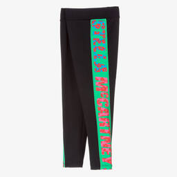 Stella McCartney Kids-Girls Black Active Leggings | Childrensalon Outlet