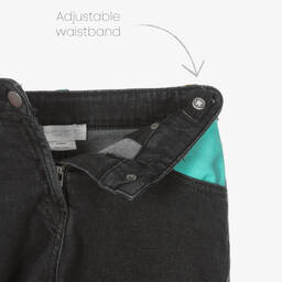 Stella McCartney Kids-Girls Black Denim Shorts | Childrensalon Outlet