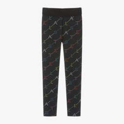 Stella McCartney Kids-Girls Black Designer Leggings | Childrensalon Outlet