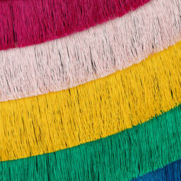 Stella McCartney Kids-فستان لون أسود بطبقات ملونة | Childrensalon Outlet