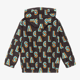 Stella McCartney Kids-Girls Black Rainbow Print Raincoat | Childrensalon Outlet
