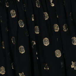 Stella McCartney Kids-Girls Black Silk Chiffon Dress | Childrensalon Outlet