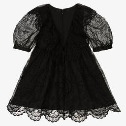 Stella McCartney Kids-Girls Black Silk Dress | Childrensalon Outlet