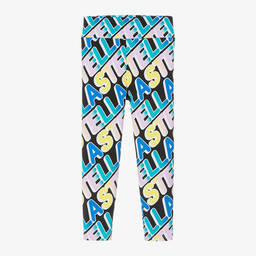 Stella McCartney Kids-Girls Black Sports Leggings | Childrensalon Outlet