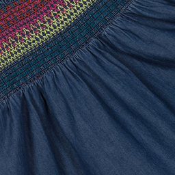 Stella McCartney Kids-Girls Blue Chambray Dress | Childrensalon Outlet