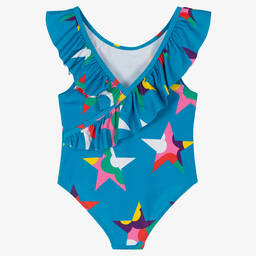 Stella McCartney Kids-مايّو لون أزرق للبنات (UPF50+) | Childrensalon Outlet