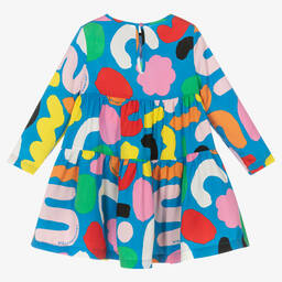 Stella McCartney Kids-فستان تانسيل لون أزرق | Childrensalon Outlet