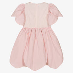 Stella McCartney Kids-Girls Blush Floral Layered Dress | Childrensalon Outlet