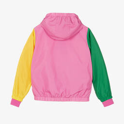 Stella McCartney Kids-جاكيت هودي بألوان بلوك للبنات | Childrensalon Outlet