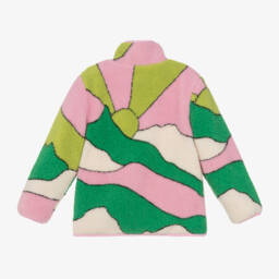 Stella McCartney Kids-Girls Colourful Fleece Zip Jacket | Childrensalon Outlet