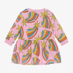 Stella McCartney Kids-Girls Cosmic Star Pink Dress | Childrensalon Outlet
