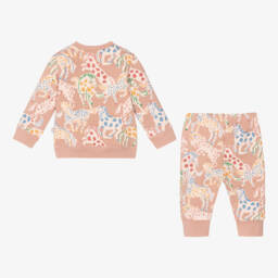Stella McCartney Kids-Girls Cotton Horse Print Set | Childrensalon Outlet