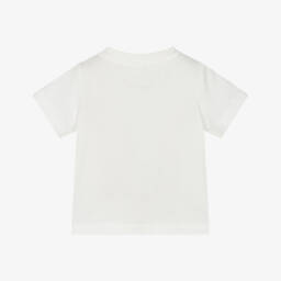 Stella McCartney Kids-Футболка из хлопка с ярким логотипом для девочек | Childrensalon Outlet