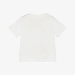 Stella McCartney Kids-Girls Cotton Tee with Skating Cat Design | Childrensalon Outlet