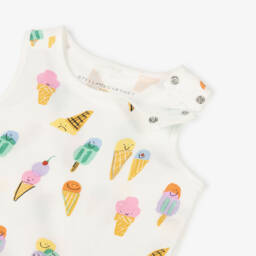 Stella McCartney Kids-Платье Кремовое Удовольствие для девочек | Childrensalon Outlet