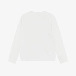 Stella McCartney Kids-Кремовый хлопковый топ с фруктовым принтом для девочек | Childrensalon Outlet