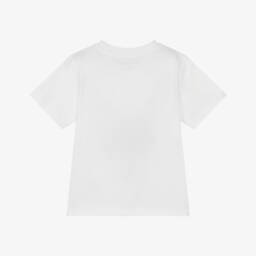 Stella McCartney Kids-Girls Creamy Deer Emblem Tee | Childrensalon Outlet