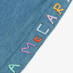 Stella McCartney Kids-Girls Denim Trousers in Classic Blue | Childrensalon Outlet