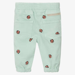 Stella McCartney Kids-بنطلون جينز زمردي للبنات | Childrensalon Outlet