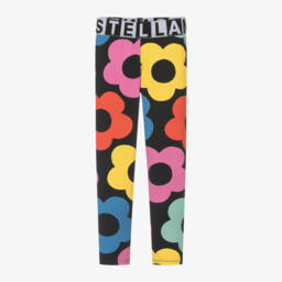 Stella McCartney Kids-Girls Floral Graphic Leggings | Childrensalon Outlet