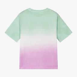 Stella McCartney Kids-تيشيرت قطن عضوي لون أخضر للبنات | Childrensalon Outlet