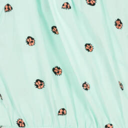 Stella McCartney Kids-Girls Green Organic Ladybird Frock | Childrensalon Outlet