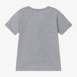 Stella McCartney Kids-Girls Grey Starry Organic Tee | Childrensalon Outlet