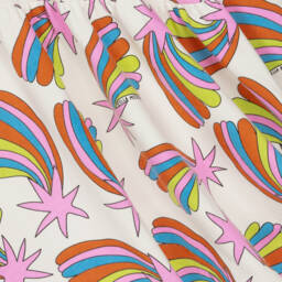 Stella McCartney Kids-Girls Ivory Cosmic Skater Dress | Childrensalon Outlet