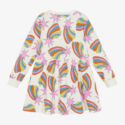 Stella McCartney Kids-Girls Ivory Cosmic Skater Dress | Childrensalon Outlet