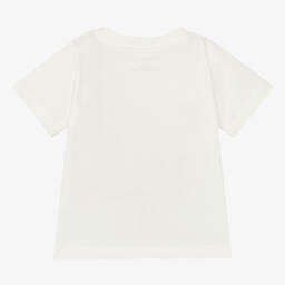 Stella McCartney Kids-Girls Ivory Cotton T-Shirt | Childrensalon Outlet