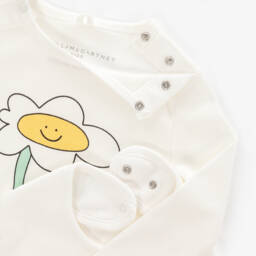 Stella McCartney Kids-Girls Ivory Floral Cotton Set | Childrensalon Outlet
