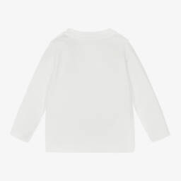 Stella McCartney Kids-Girls Ivory Floral Cotton Top | Childrensalon Outlet