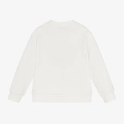 Stella McCartney Kids-سويتشيرت قطن لون عاجي للبنات | Childrensalon Outlet