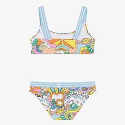 Stella McCartney Kids-Girls Ivory Love to Dream Bikini | Childrensalon Outlet