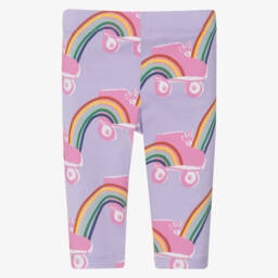 Stella McCartney Kids-Girls Lavender Whimsy Print Leggings | Childrensalon Outlet