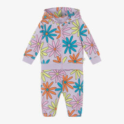 Stella McCartney Kids-Girls Lilac Floral Jersey Set | Childrensalon Outlet