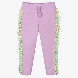 Stella McCartney Kids-جوغرز قطن لون بنفسجي للبنات | Childrensalon Outlet