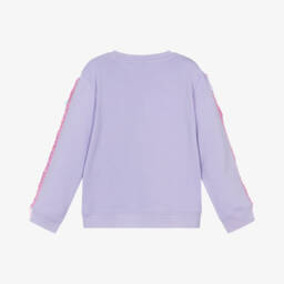 Stella McCartney Kids-Girls Lilac Starry Cotton Pullover | Childrensalon Outlet