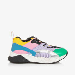 Stella McCartney Kids-Разноцветные кроссовки из искусственной кожи для девочек | Childrensalon Outlet