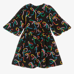 Stella McCartney Kids-Girls Multicolour Bow Pattern Dress | Childrensalon Outlet